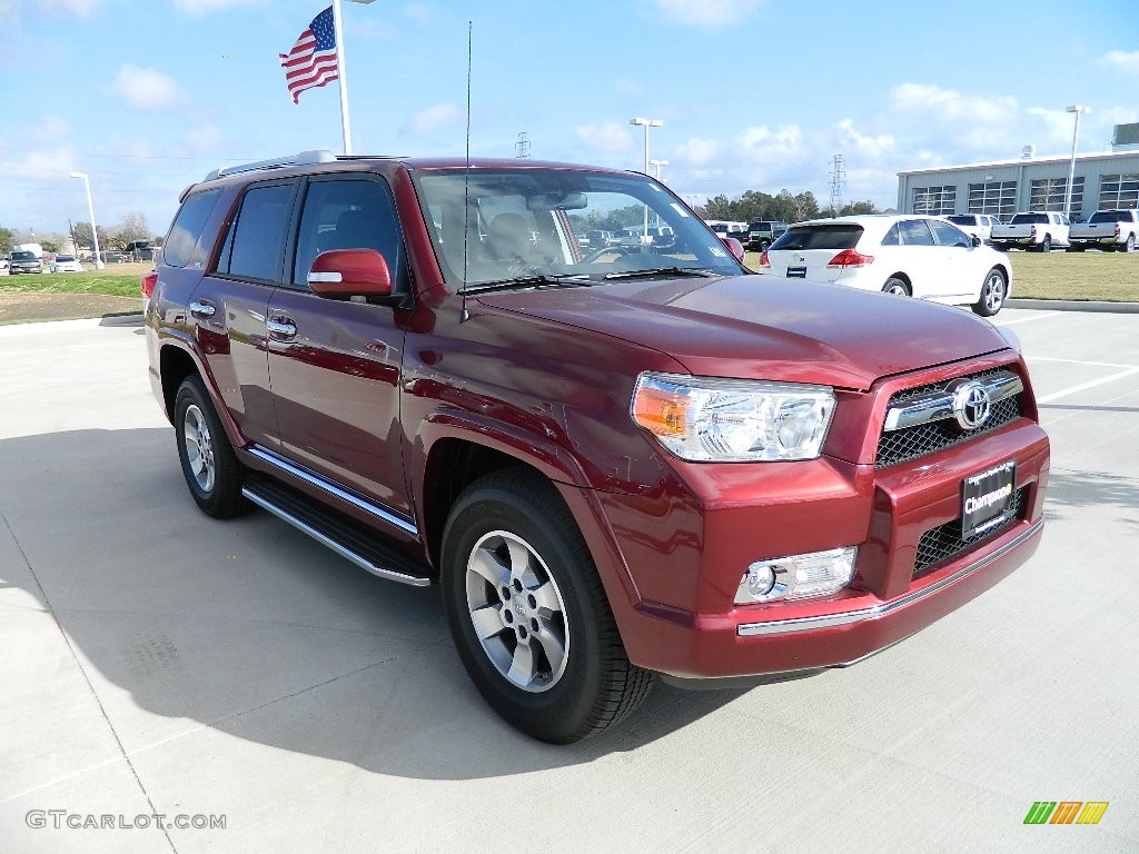 2012 4Runner SR5 - Salsa Red Pearl / Graphite photo #3
