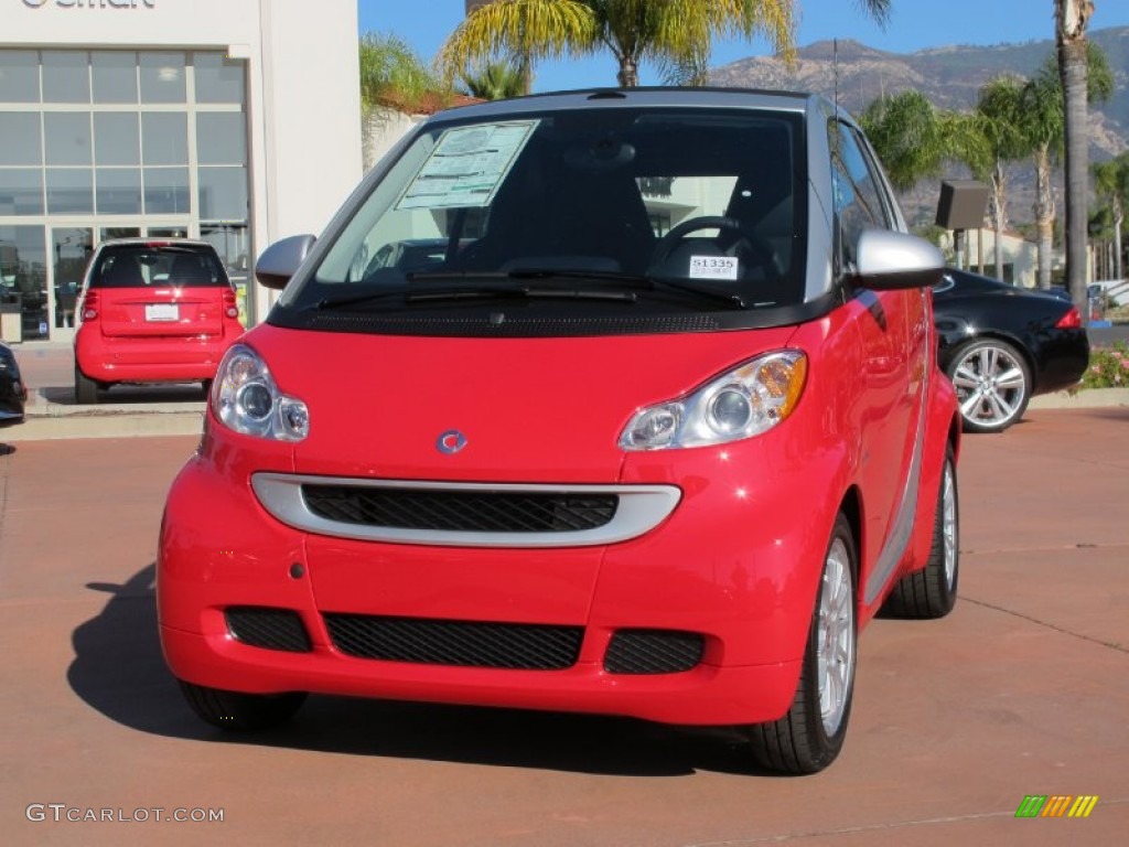 Rally Red 2012 Smart fortwo passion cabriolet Exterior Photo #59747357