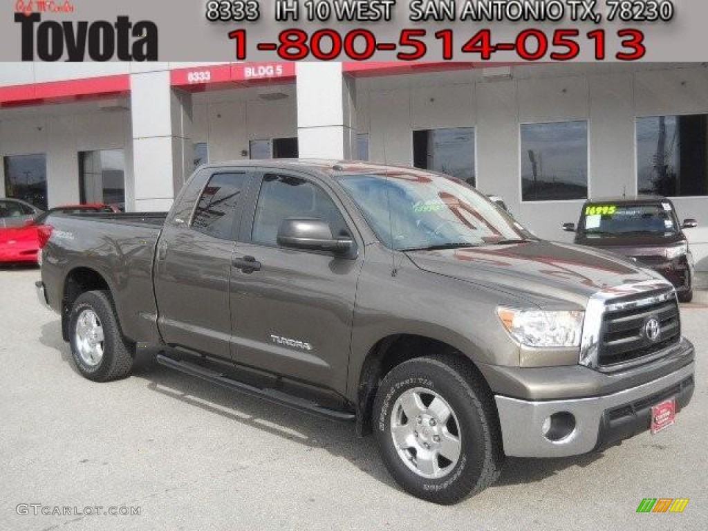 2011 Tundra TRD Double Cab - Pyrite Mica / Sand Beige photo #1