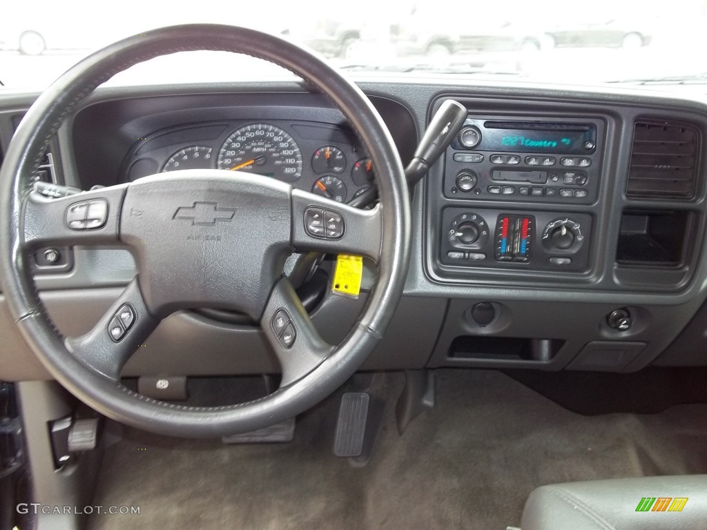 2005 Silverado 1500 Z71 Crew Cab 4x4 - Dark Blue Metallic / Dark Charcoal photo #12