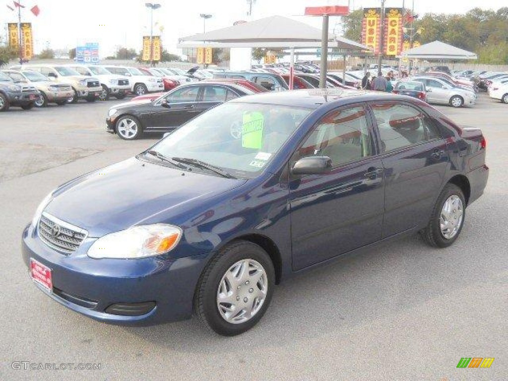 2007 Corolla CE - Indigo Ink Pearl / Stone photo #12