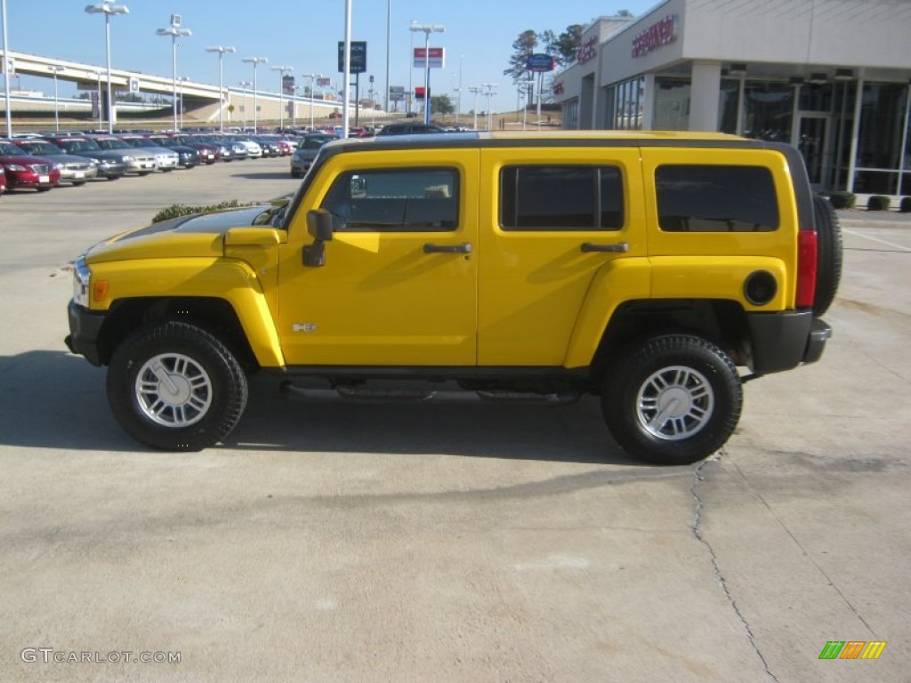 Yellow 2006 Hummer H3 Standard H3 Model Exterior Photo #59748437