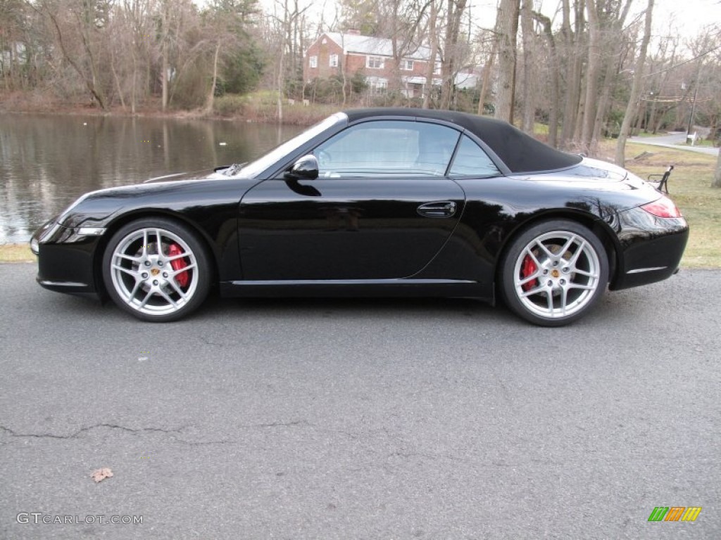 Black 2009 Porsche 911 Carrera S Cabriolet Exterior Photo #59748677
