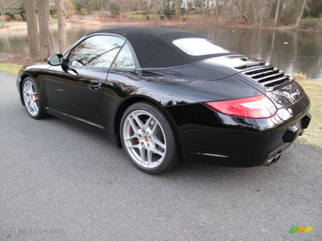 Black 2009 Porsche 911 Carrera S Cabriolet Exterior Photo #59748683