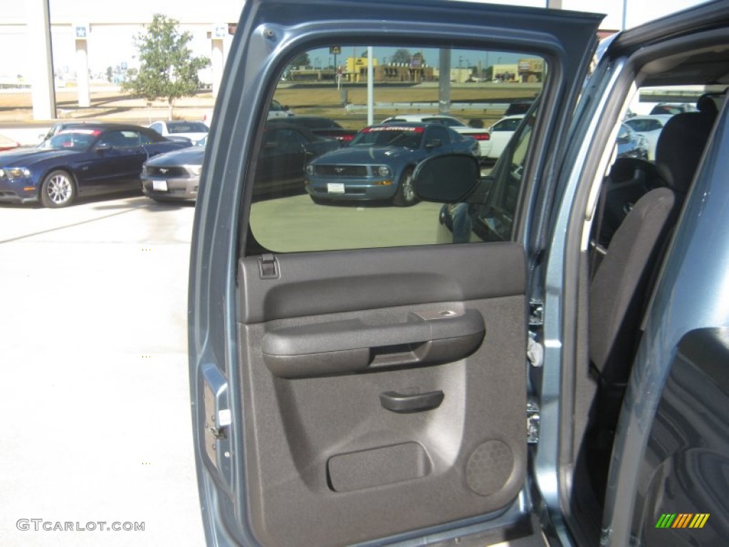 2010 Silverado 1500 LT Crew Cab - Blue Granite Metallic / Light Titanium/Ebony photo #17