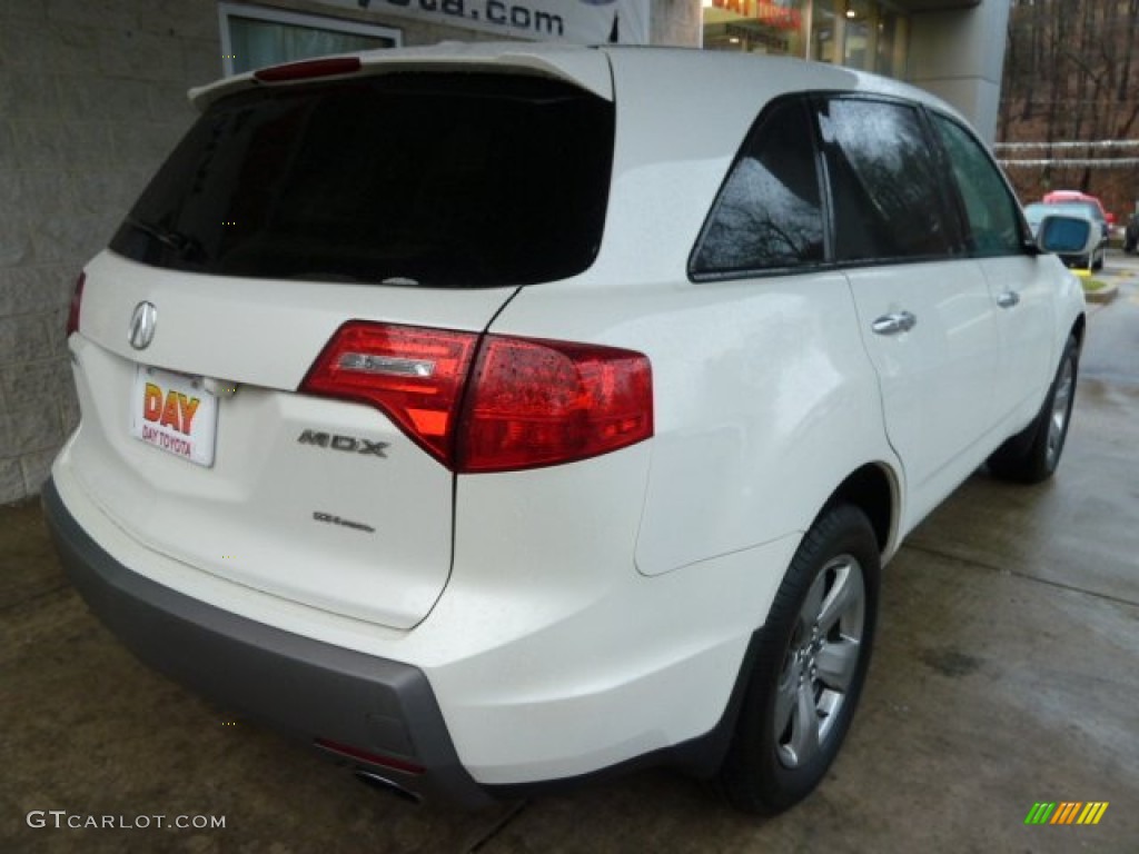 2007 MDX Sport - Aspen White Pearl / Parchment photo #2