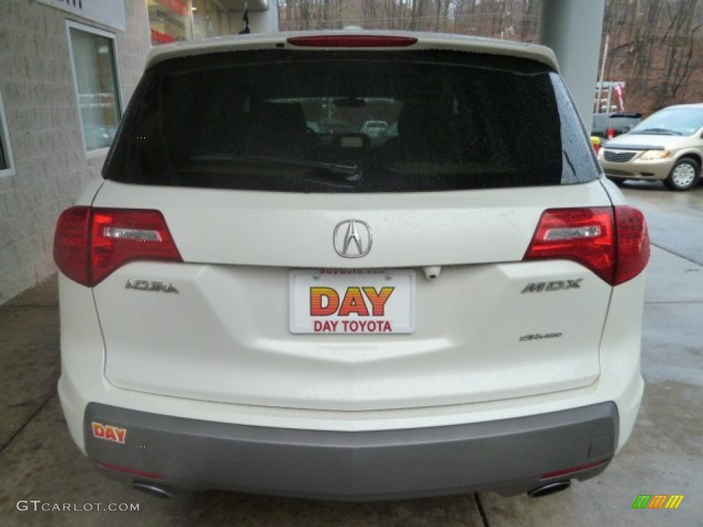 2007 MDX Sport - Aspen White Pearl / Parchment photo #3