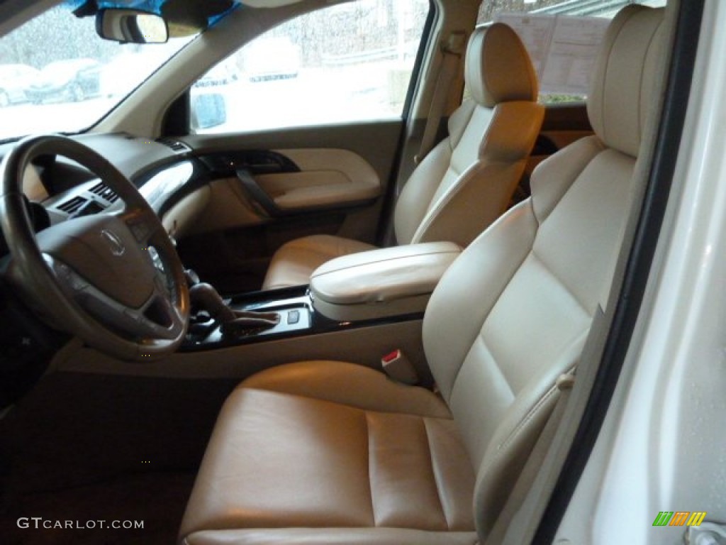 2007 MDX Sport - Aspen White Pearl / Parchment photo #8