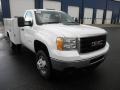 Summit White - Sierra 3500HD Regular Cab Chassis Photo No. 2