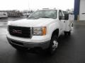 Summit White - Sierra 3500HD Regular Cab Chassis Photo No. 3