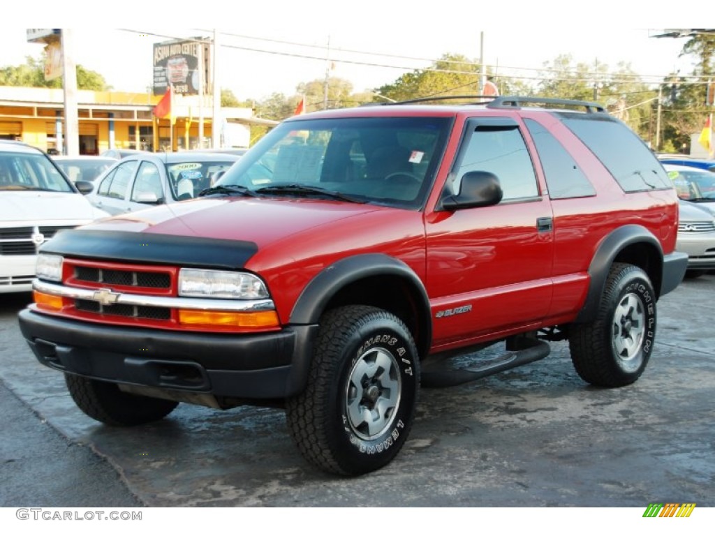 Victory Red 1998 Chevrolet Blazer LS 4x4 Exterior Photo #59750705