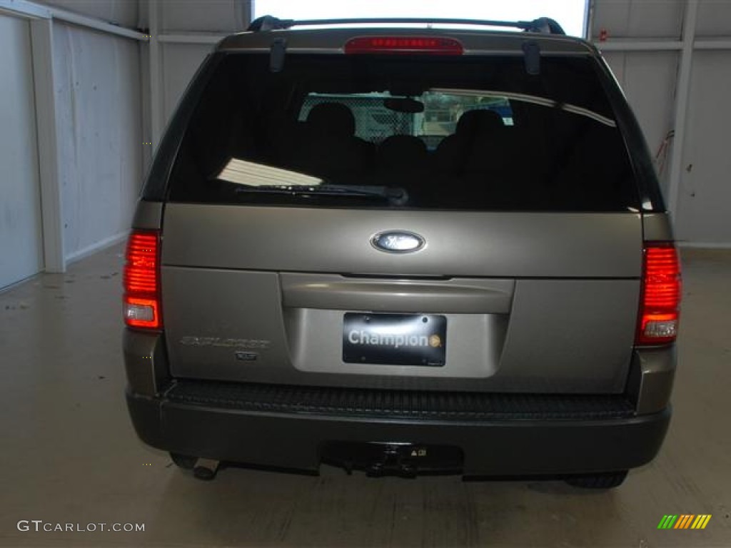 2003 Explorer XLT - Mineral Grey Metallic / Medium Parchment Beige photo #5