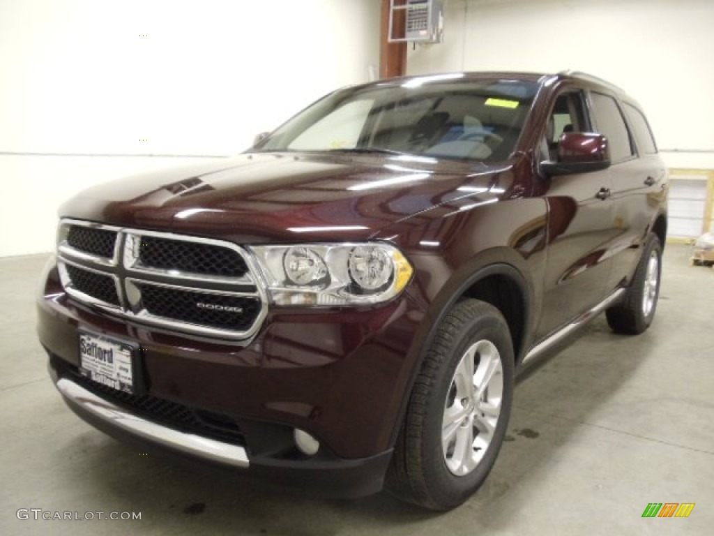 2012 Durango SXT AWD - Deep Molten Red Pearl / Dark Graystone/Medium Graystone photo #1
