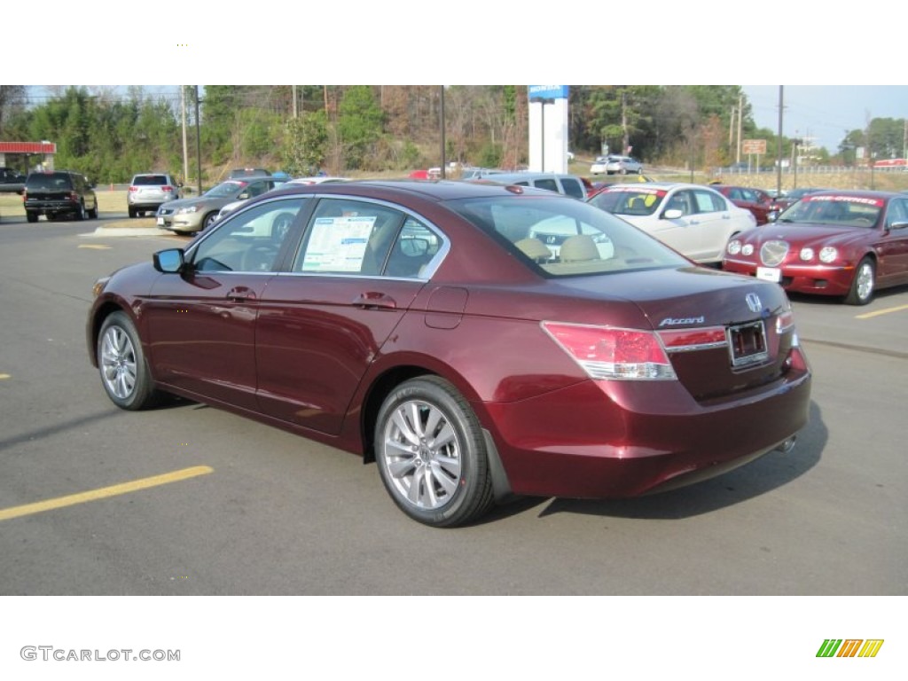 Basque Red Pearl II 2012 Honda Accord EX-L Sedan Exterior Photo #59753174