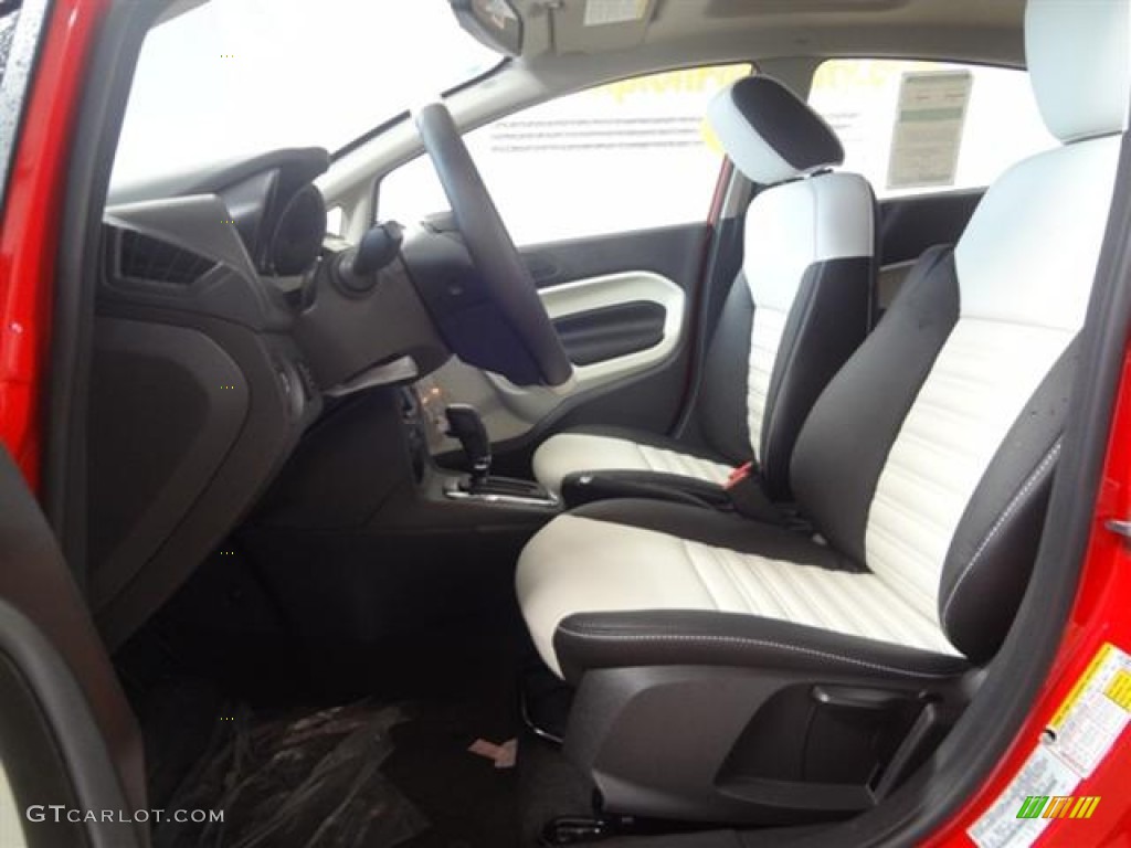 Oxford White/Charcoal Black Interior 2012 Ford Fiesta SES Hatchback Photo #59754508