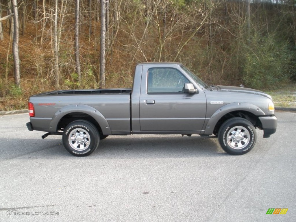 Dark Shadow Grey Metallic 2008 Ford Ranger Sport Regular Cab Exterior Photo #59755067