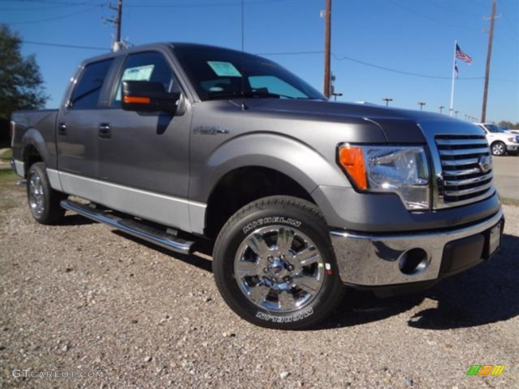 Sterling Gray Metallic 2012 Ford F150 XLT SuperCrew Exterior Photo #59755154