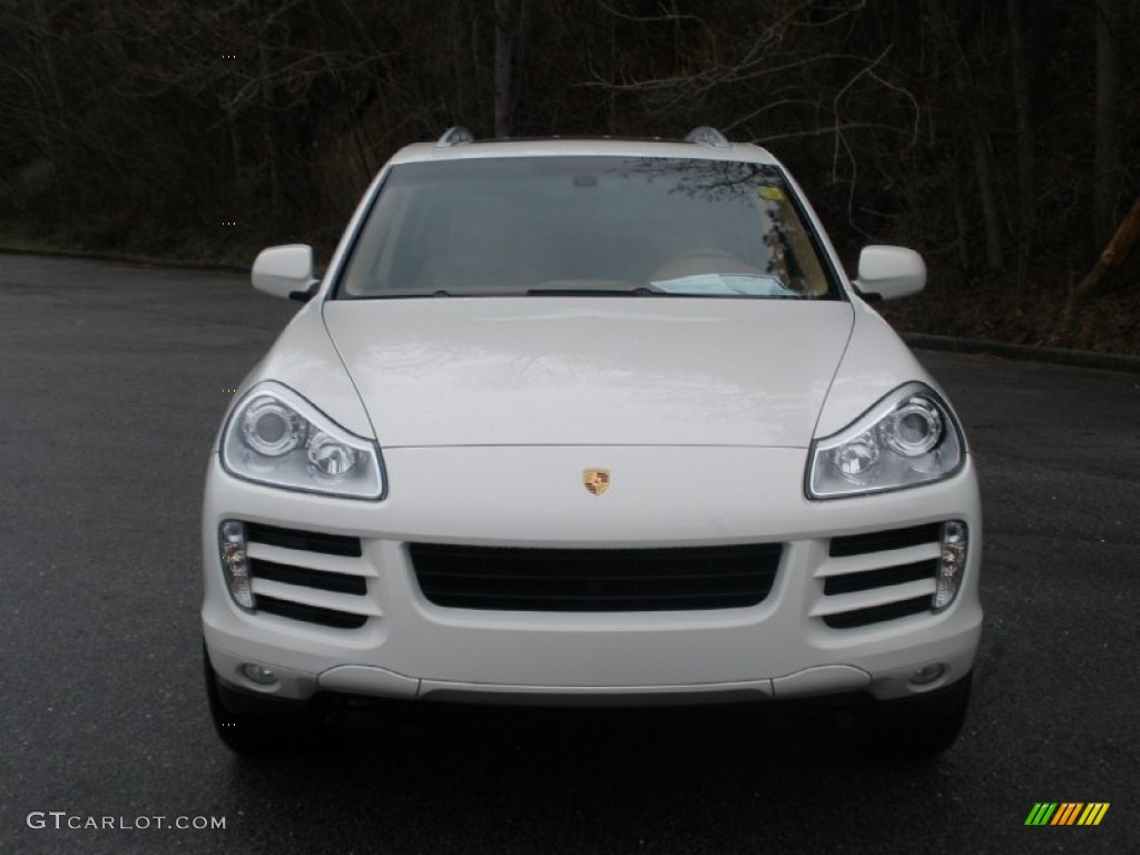 2008 Cayenne Tiptronic - Sand White / Havanna/Sand Beige photo #14