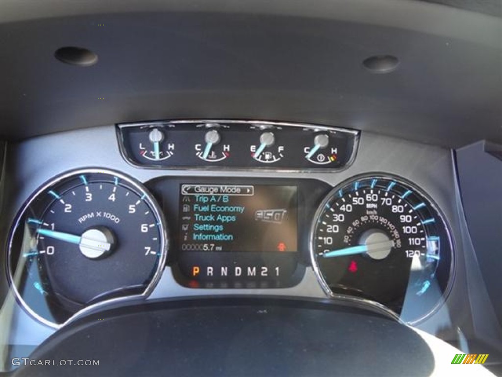 2012 Ford F150 Platinum SuperCrew 4x4 Gauges Photo #59756681
