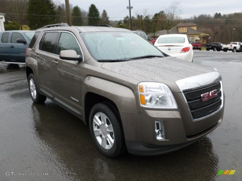 Mocha Steel Metallic 2012 GMC Terrain SLT AWD Exterior Photo #59757182