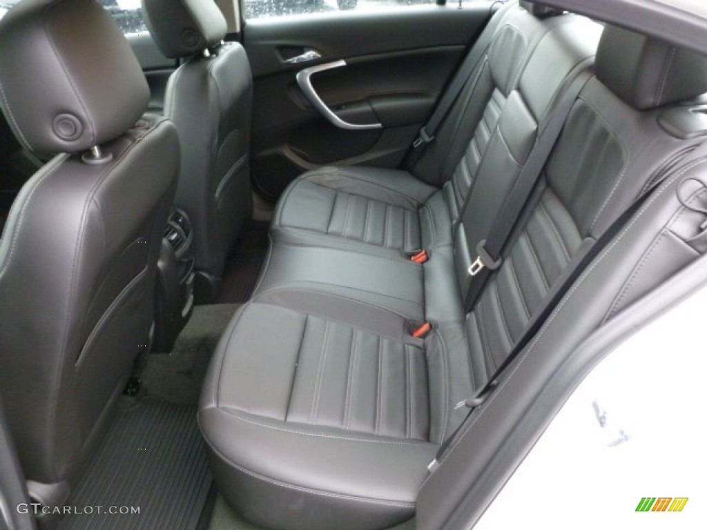 Ebony Interior 2012 Buick Regal GS Photo #59757656