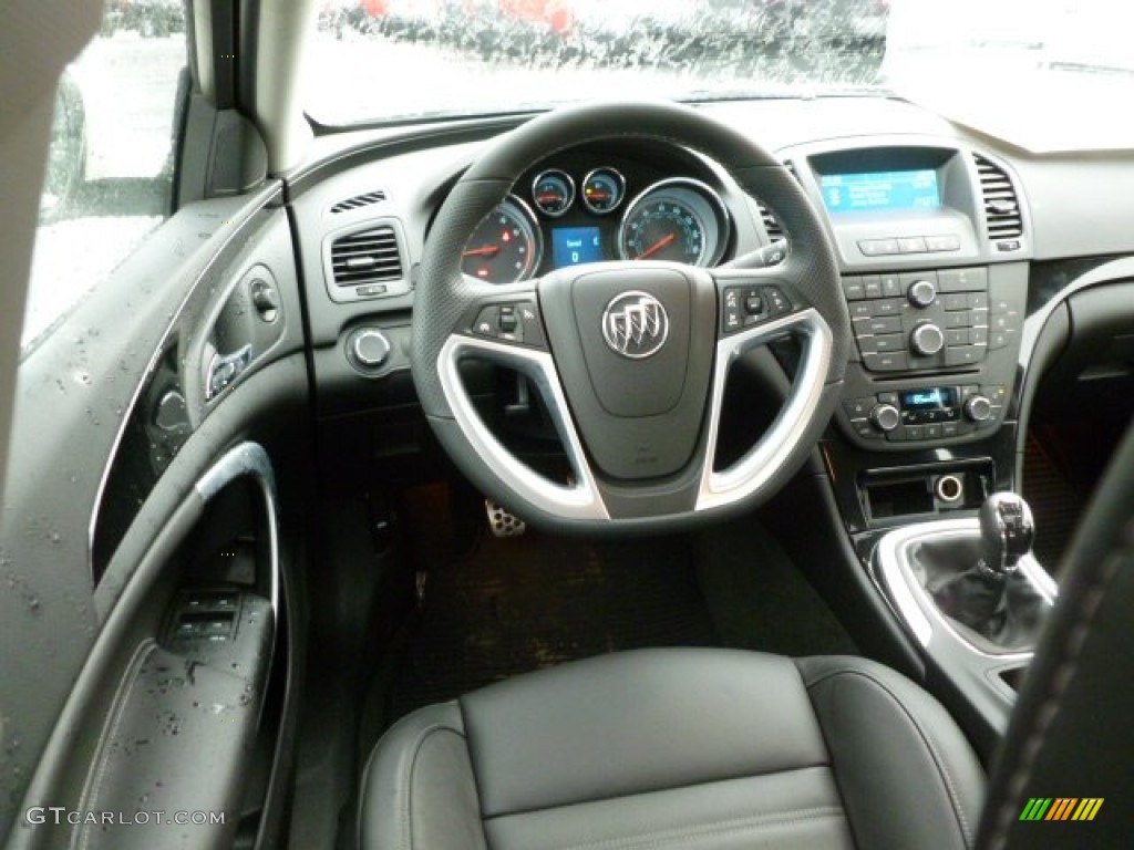 2012 Buick Regal GS Ebony Dashboard Photo #59757665