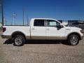 Oxford White - F150 Lariat SuperCrew Photo No. 8