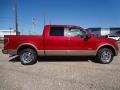 2012 Red Candy Metallic Ford F150 Lariat SuperCrew  photo #8