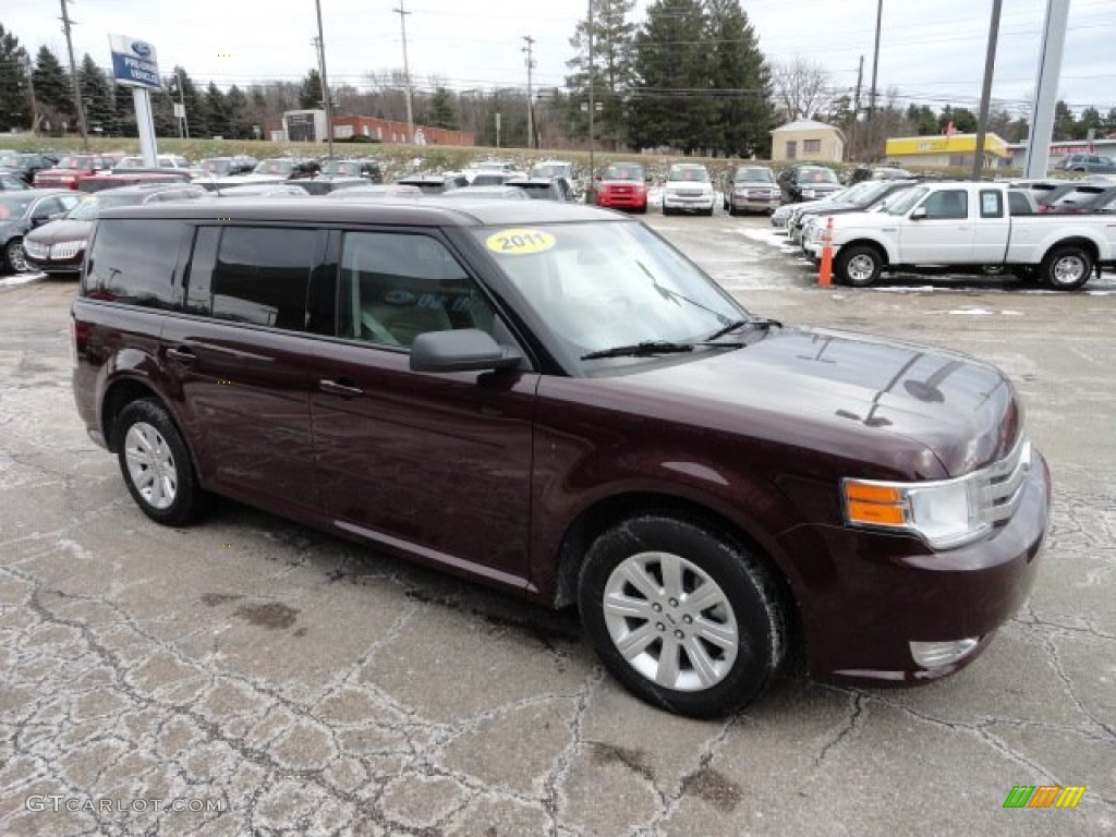 Bordeaux Reserve Red Metallic 2011 Ford Flex SE Exterior Photo #59758433