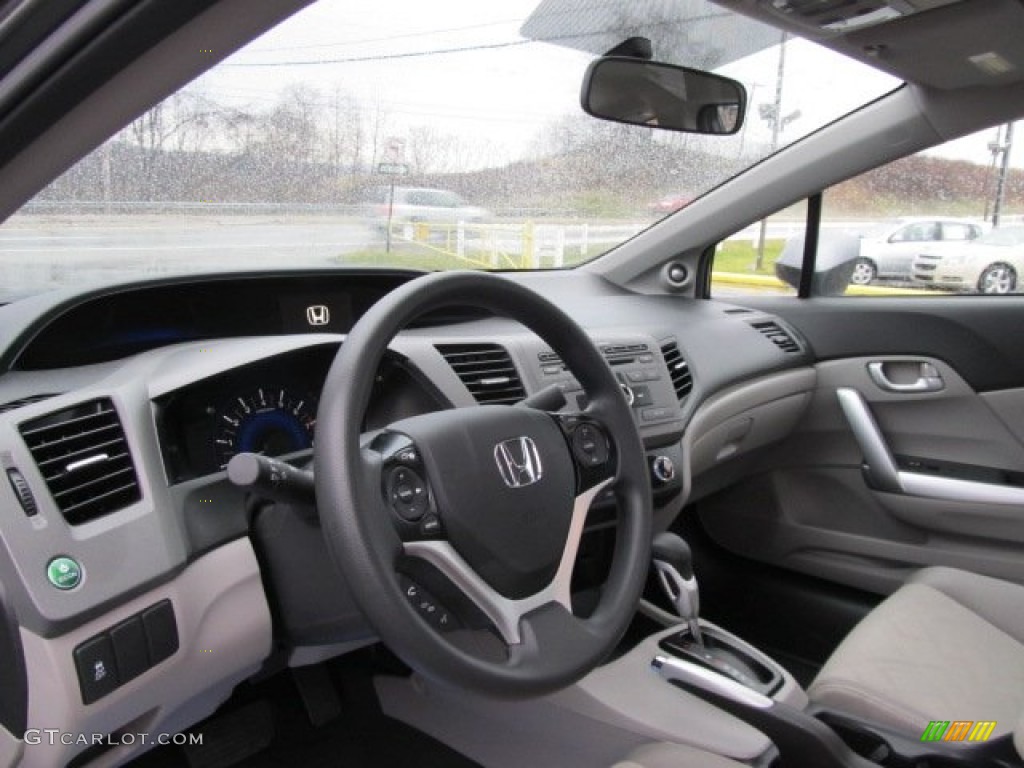 2012 Honda Civic EX Coupe Gray Dashboard Photo #59758823