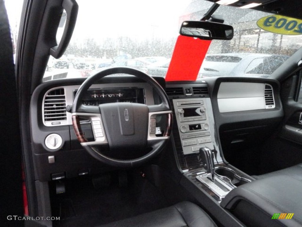 2009 Navigator L 4x4 - Sangria Red Metallic / Charcoal Black photo #13