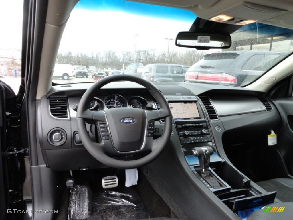2012 Ford Taurus SHO AWD Charcoal Black Dashboard Photo #59760068
