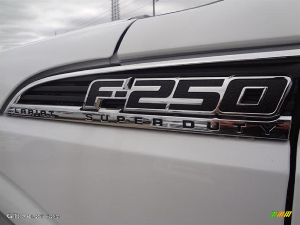 2012 Ford F250 Super Duty Lariat Crew Cab 4x4 Marks and Logos Photo #59761121