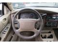 2002 Dodge Durango Sandstone Interior Steering Wheel Photo