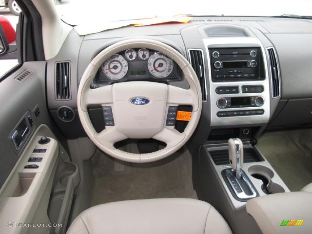 2010 Ford Edge Limited Medium Light Stone Dashboard Photo #59761571