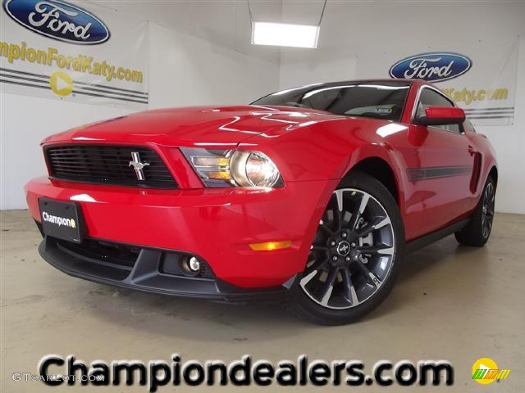 Race Red Ford Mustang