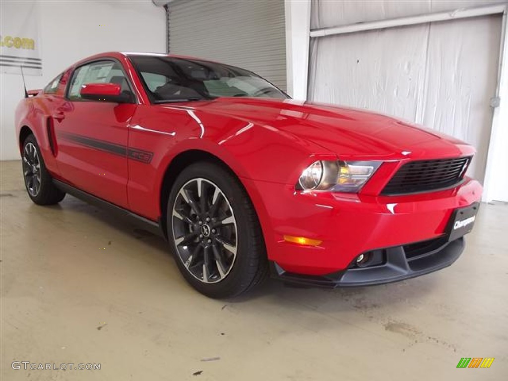 2012 Mustang C/S California Special Coupe - Race Red / Charcoal Black/Carbon Black photo #3