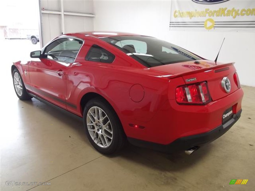 2012 Mustang V6 Premium Coupe - Race Red / Charcoal Black photo #6