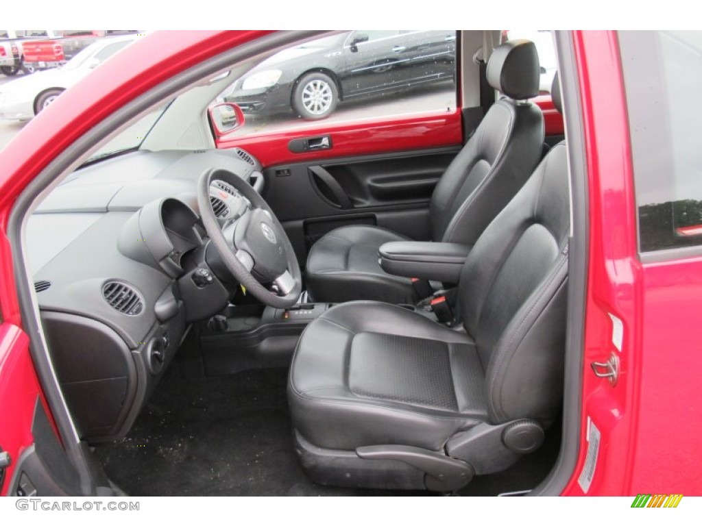 Black Interior 2010 Volkswagen New Beetle 2.5 Coupe Photo #59763302