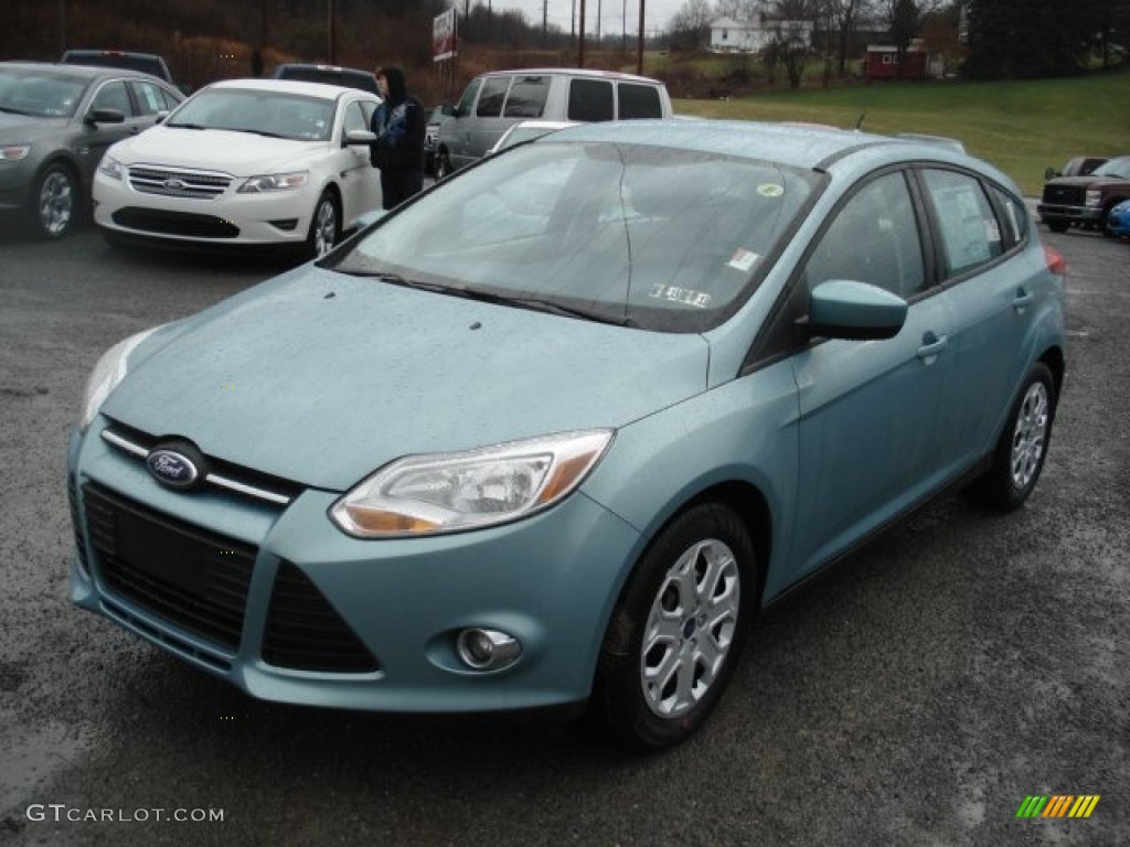 Frosted Glass Metallic 2012 Ford Focus SE 5-Door Exterior Photo #59764583
