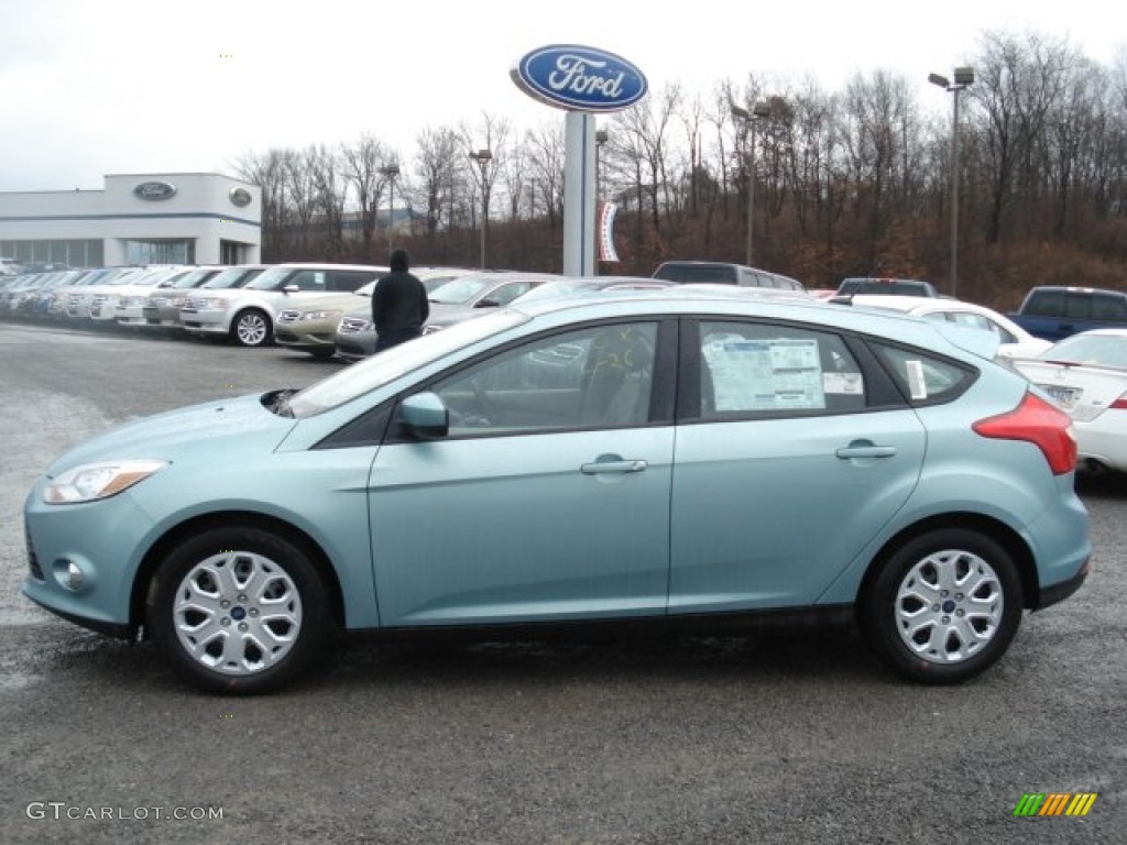 Frosted Glass Metallic 2012 Ford Focus SE 5-Door Exterior Photo #59764592