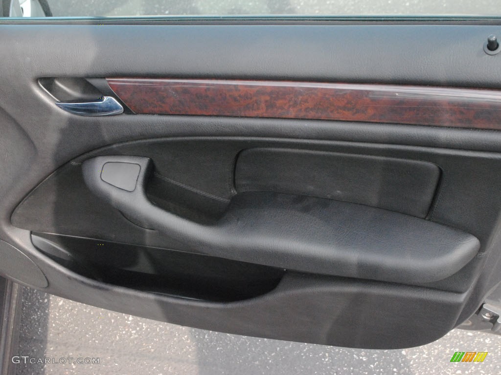 2001 3 Series 325i Sedan - Steel Grey Metallic / Black photo #4