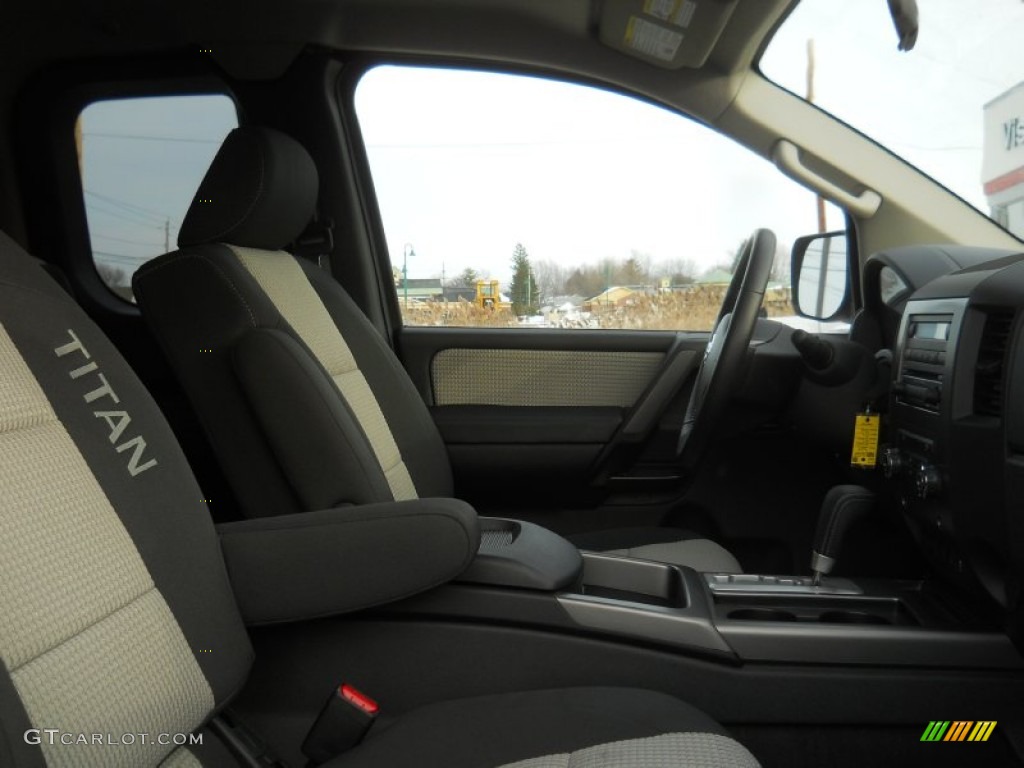 Charcoal Interior 2012 Nissan Titan S King Cab 4x4 Photo #59766188