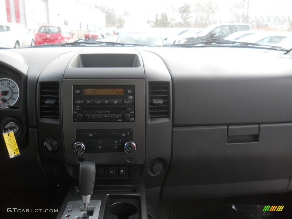 2012 Nissan Titan S King Cab 4x4 Charcoal Dashboard Photo #59766271