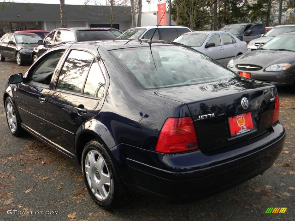 2000 Jetta GLS VR6 Sedan - Atlantic Blue Pearl / Gray photo #4