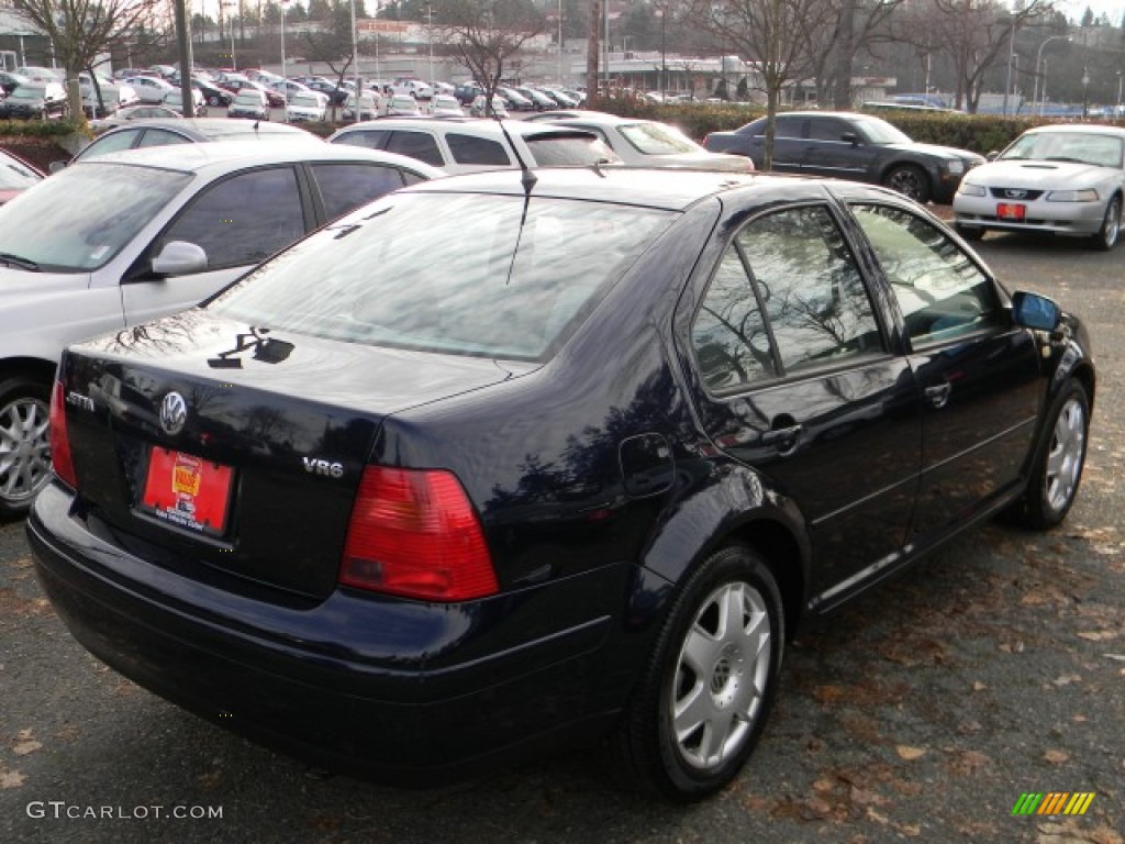 2000 Jetta GLS VR6 Sedan - Atlantic Blue Pearl / Gray photo #5