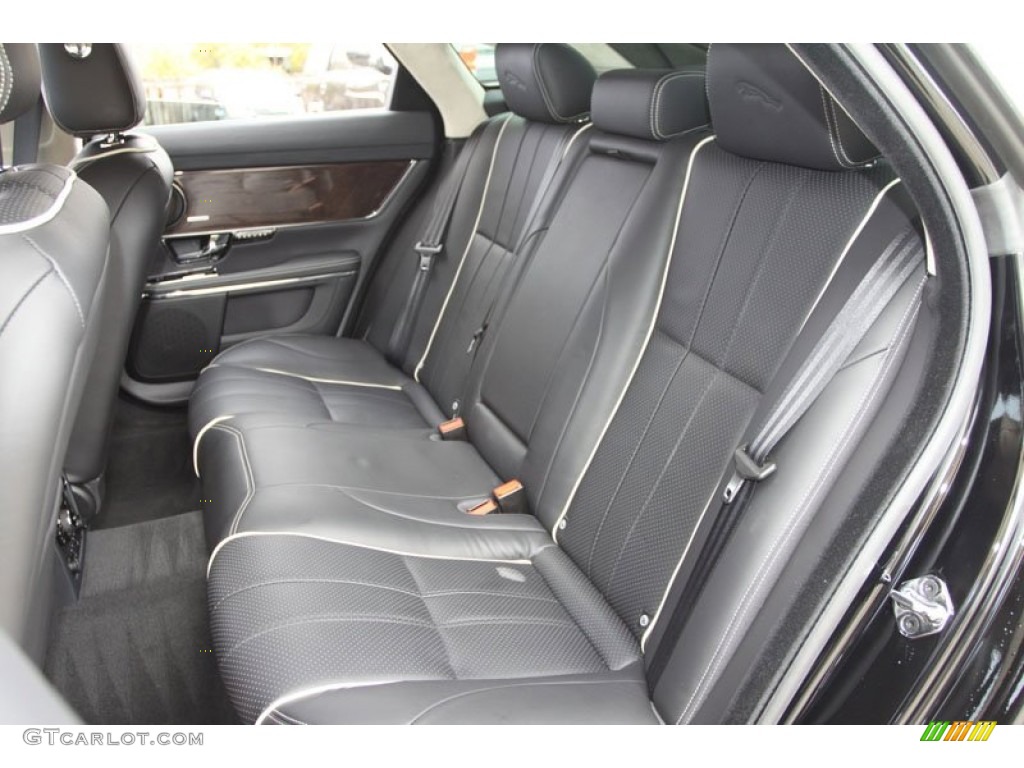 Jet Black/Ivory Interior 2011 Jaguar XJ XJ Supercharged Photo #59766995