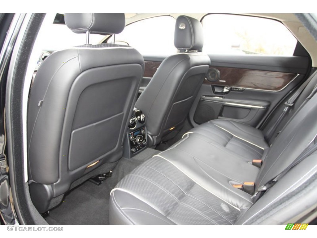 Jet Black/Ivory Interior 2011 Jaguar XJ XJ Supercharged Photo #59767067