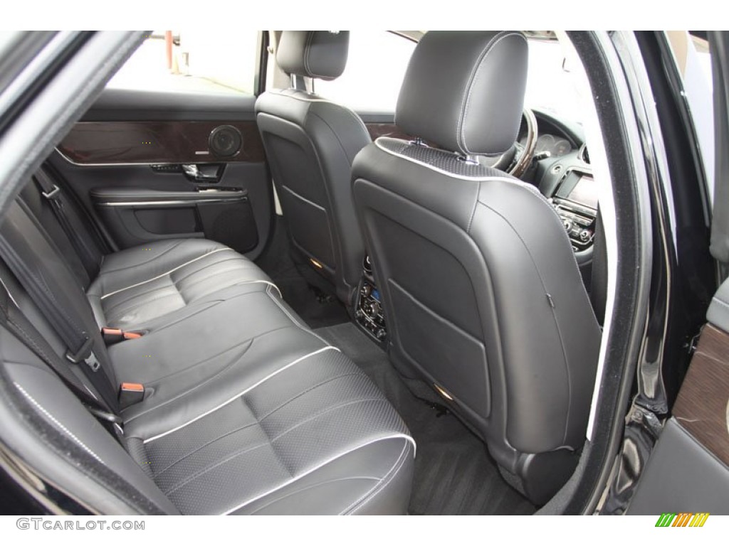 Jet Black/Ivory Interior 2011 Jaguar XJ XJ Supercharged Photo #59767397