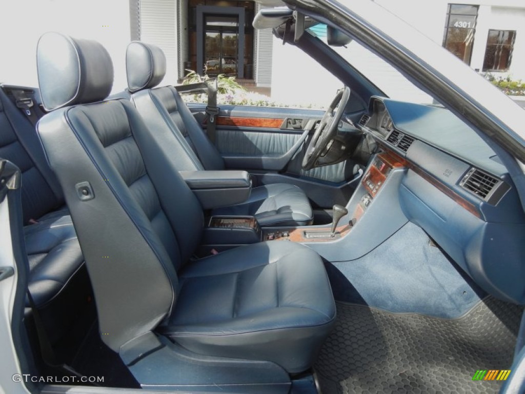 Blue Interior 1993 Mercedes-Benz E Class 300 CE Cabriolet Photo #59767982
